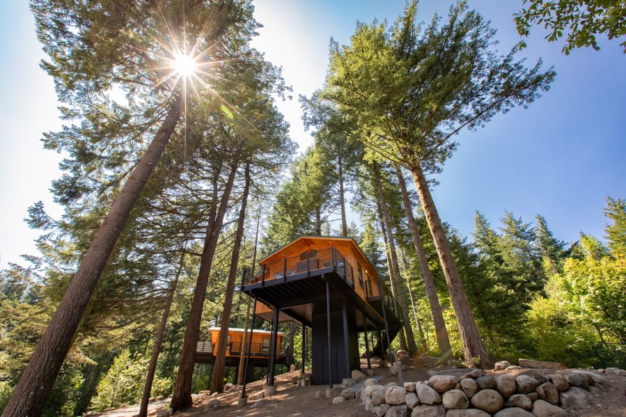 Skamania Lodge&#039;s tree house cabins have been very popular this summer as guests seek out socially distanced recreation opportunities. The lodge opened two new tree houses in September.