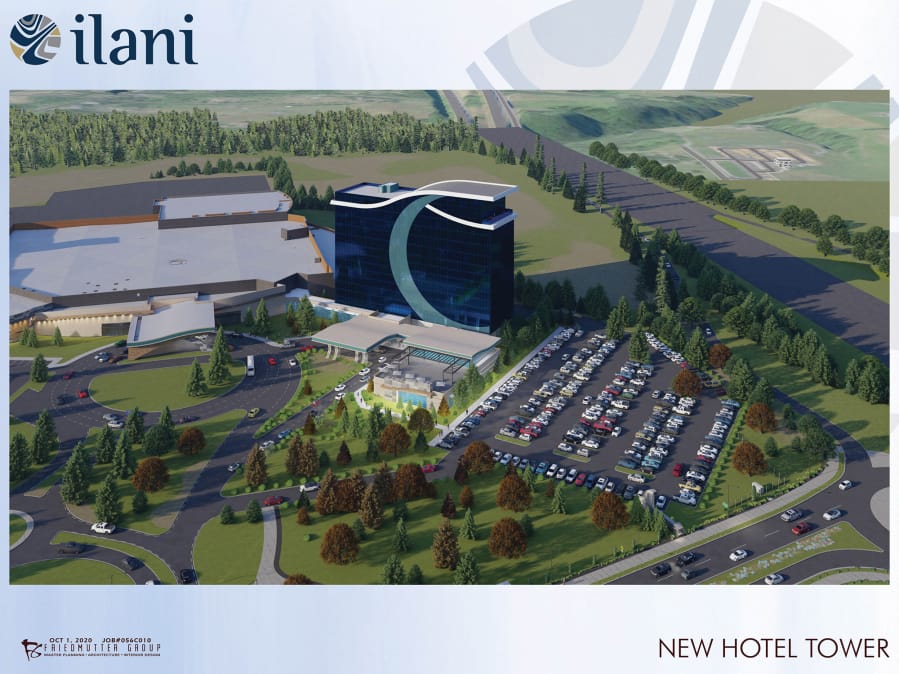 ilani&#039;s primary customer base come from within 80 miles of the casino, but operators believe the hotel will attract a secondary market that lives beyond Southwest Washington.