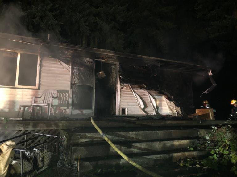 One person died in a house fire in the Minnehaha area on Saturday night.