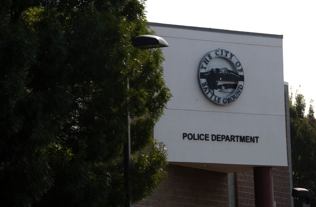 The Battle Ground Police Department is pictured on Oct. 1, 2020.