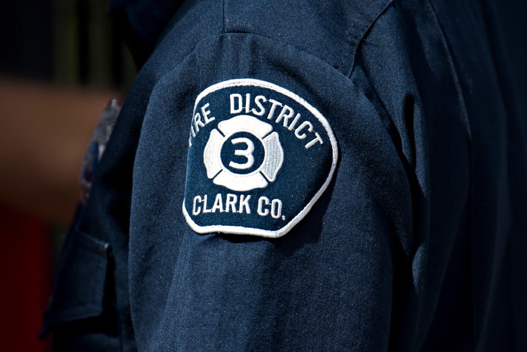 A patch from Fire District 3 is pictured in Hockinson on Tuesday morning, Sept. 22, 2020.