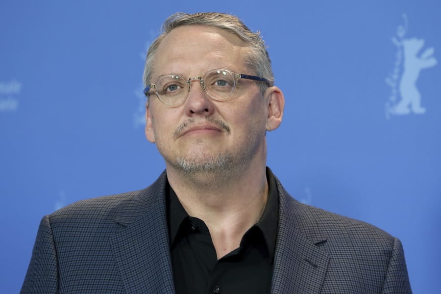FILE - Director Adam McKay appears during a photo call for the film &quot;Vice&quot; at the 2019 Berlinale Film Festival in Berlin, Germany on Feb. 11, 2019. McCay&#039;s latest film is &quot;537 Votes,&quot; a documentary about the 2000 Presidential election.