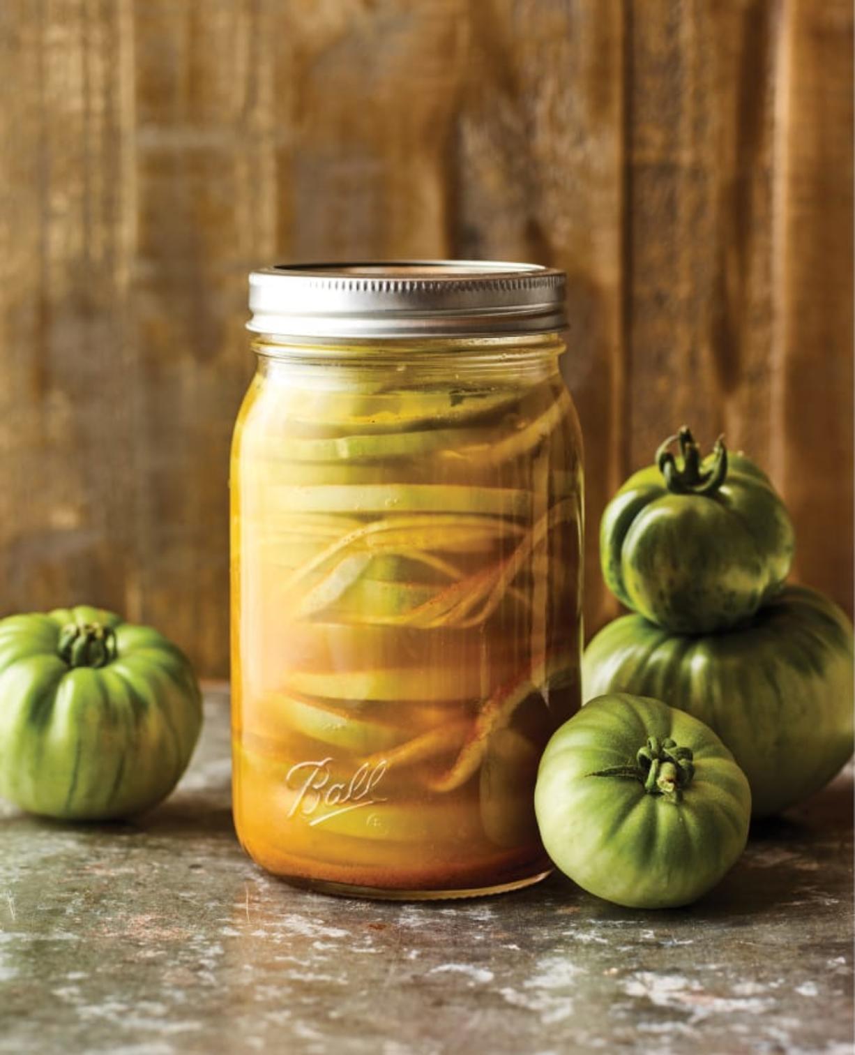 Curried Green Tomatoes from &quot;The Complete Guide to Pickling.&quot; (Andrew Purcell)