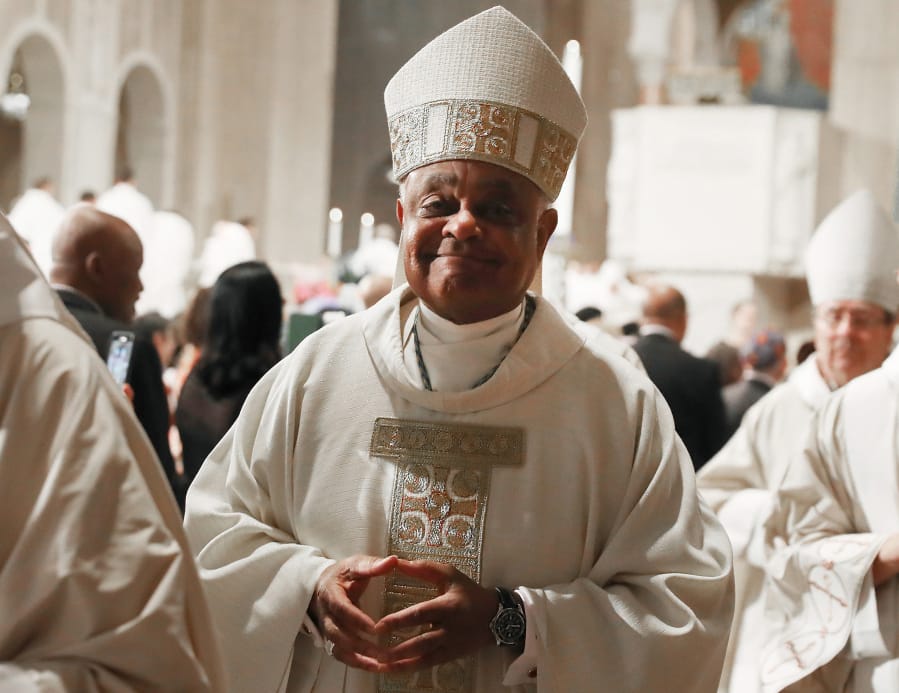 New Archbishop of Washington, Wilton D. Gregory, participates in his Installation Mass at the National Shrine of the Immaculate Conception, on May 21, 2019, in Washington, D.C.