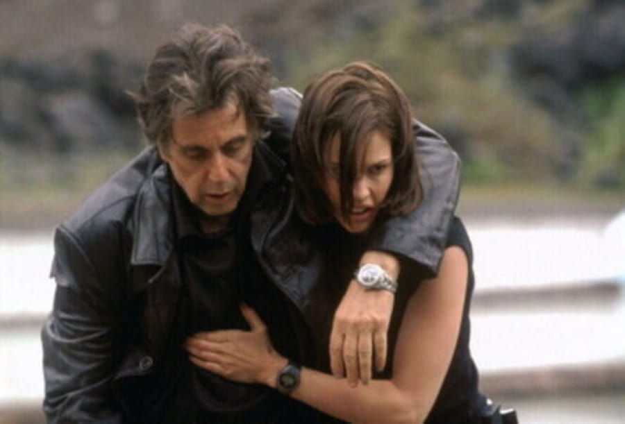 Will Dormer (Al Pacino) and Ellie Burr (Hilary Swank) in &quot;Insomnia.&quot; (Warner Bros)