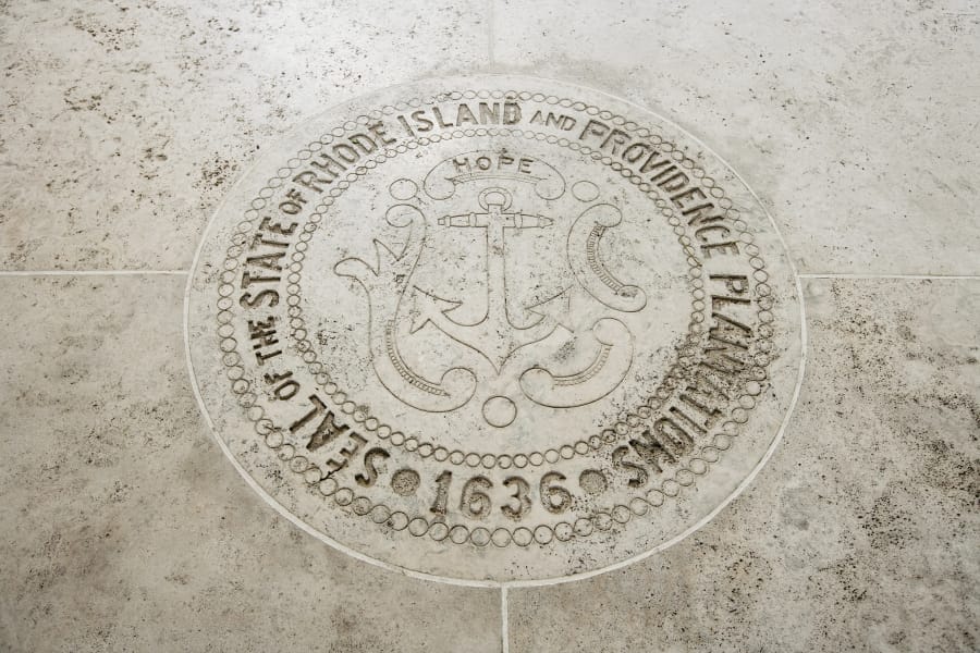 State Seal of Rhode Island.