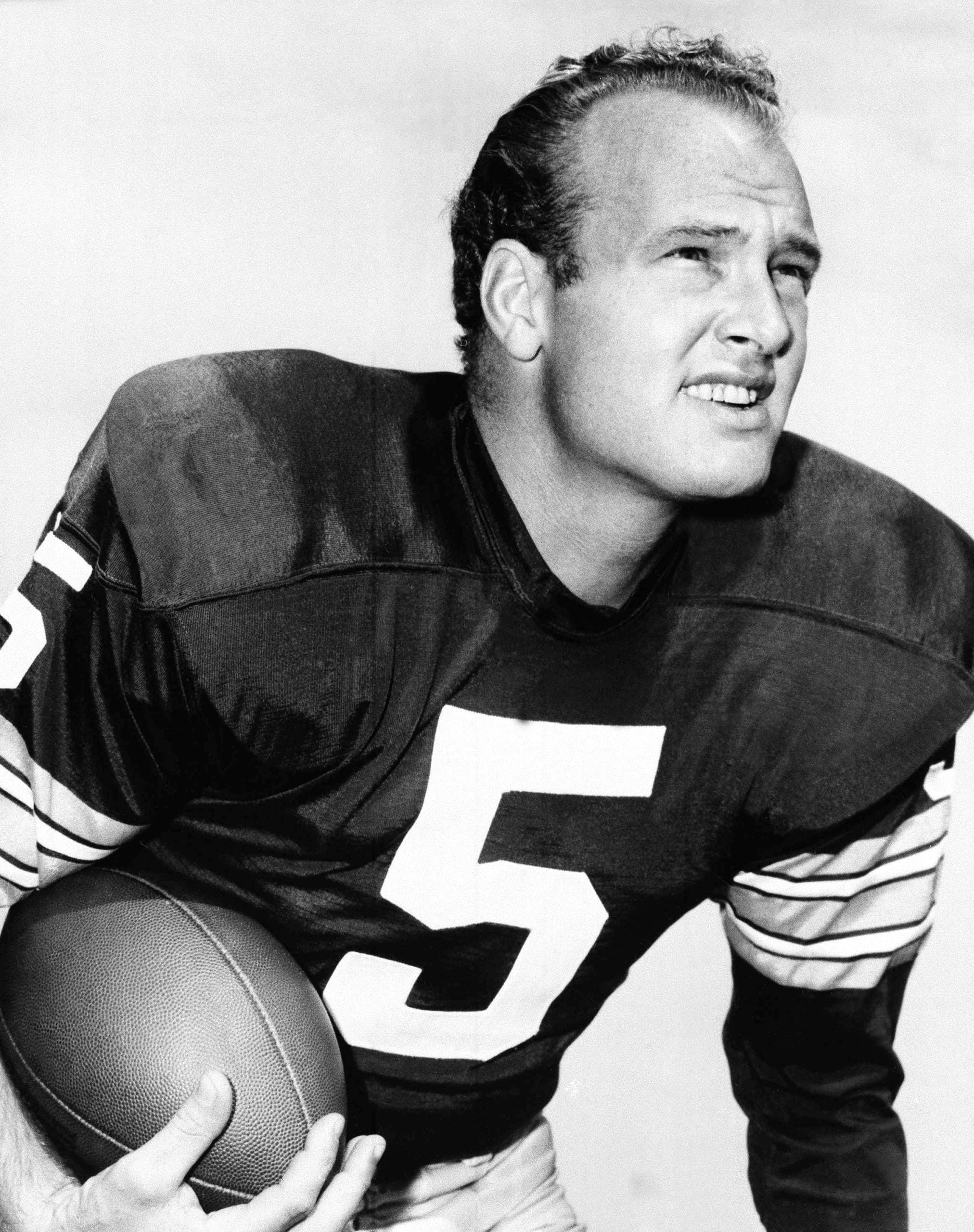 Paul Hornung, of the Green Bay Packers, in an undated photo. Hornung, the dazzling “Golden Boy” of the Green Bay Packers whose singular ability to generate points as a runner, receiver, quarterback, and kicker helped turn them into an NFL dynasty, has died, Friday, Nov. 13, 2020. He was 84.
