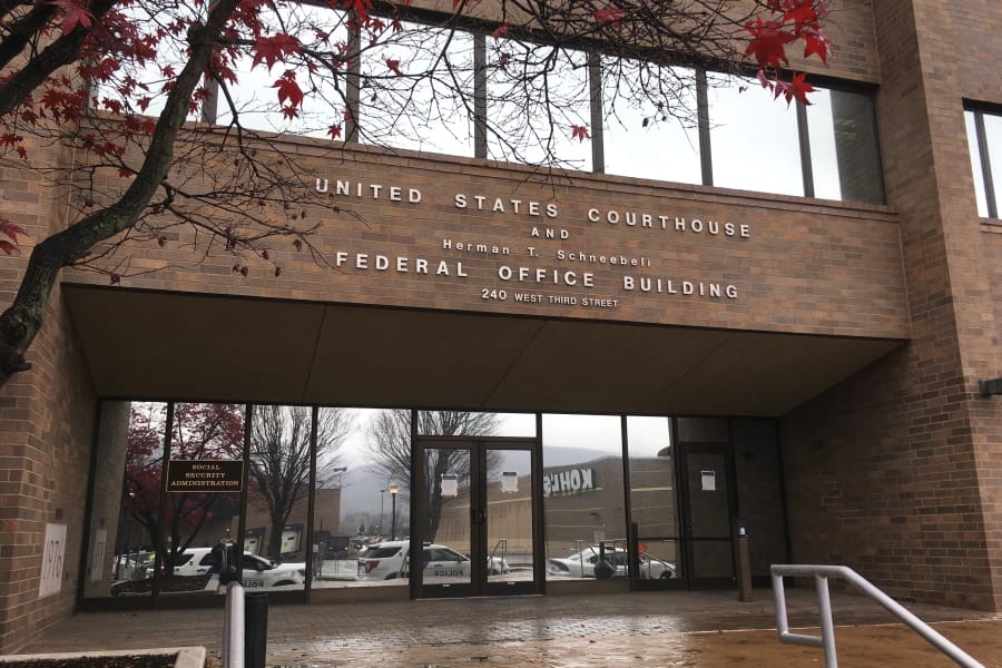 The United States Courthouse is seen, Tuesday, Nov. 17, 2020, in Williamsport, Pa. A hearing on the Trump campaign&#039;s federal lawsuit seeking to prevent Pennsylvania officials from certifying the vote results remains on track for Tuesday at the courthouse after a judge quickly denied the campaign&#039;s new lawyer&#039;s request for a delay.