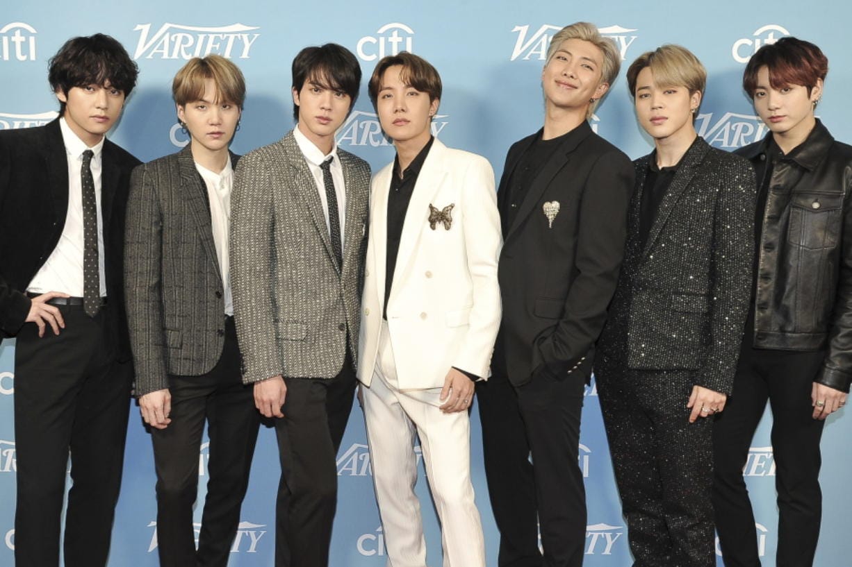 Korean pop band BTS attends the 2019 Variety&#039;s Hitmakers Brunch in West Hollywood, Calif.