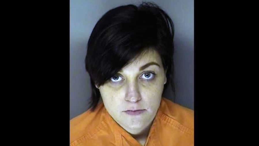 This Dec. 2018 photo provided by Horry County jail in South Carolina shows Alyssa Dayvault.  The South Carolina mother on trial for placing two of her newborns in trash bags and throwing them away about a year apart told investigators she blacked out from the pain of delivering the second child alone, waking up 15 minutes later and finding the boy&#039;s face blue.  Prosecutors on Wednesday, Oct. 14, 2020,  played a recording of Dayvault&#039;s interview with police who were called after Dayvault showed up at the hospital with an infection caused when she did not deliver the placenta along with the baby boy in December 2018.
