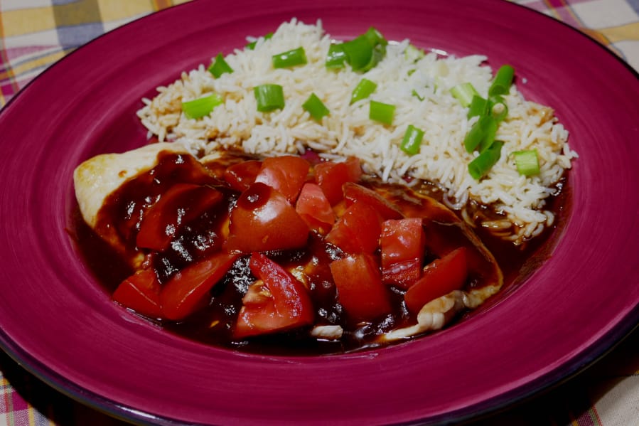Sweet And Sour Glazed Tilapia with Basmati Rice.