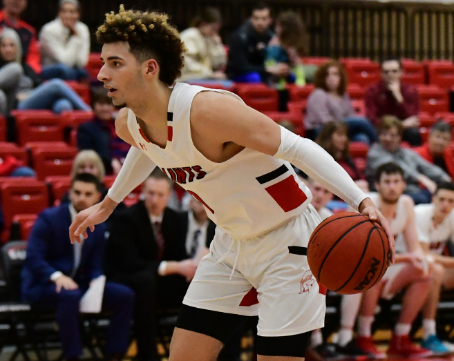 Skyview graduate Alex Schumacher averaged 13.5 points per game as a freshman last season at Saint Martin's. The Saints are one of just four teams in the Great Northwest Athletic Conference that will play basketball this winter.