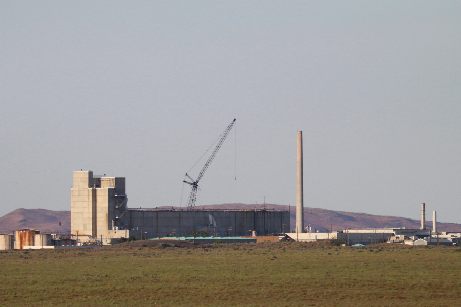 Construction is seen at the Hanford Nuclear Reservation in Richland in May 2017.  The so-called vitrification plant is a key component in cleaning up the legacy of wastes left at the site from decades of making plutonium for nuclear weapons. Hanford produced about two-thirds of the nation&#039;s plutonium from World War II through the Cold War.
