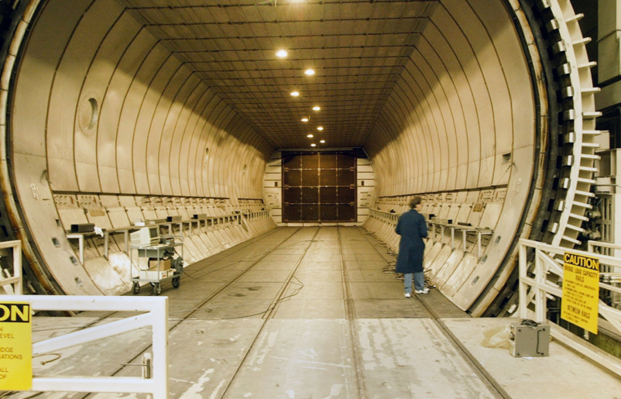 One of two 25-by-90-foot autoclaves at Boeing&#039;s Advanced Developmental Composites research center in Seattle.