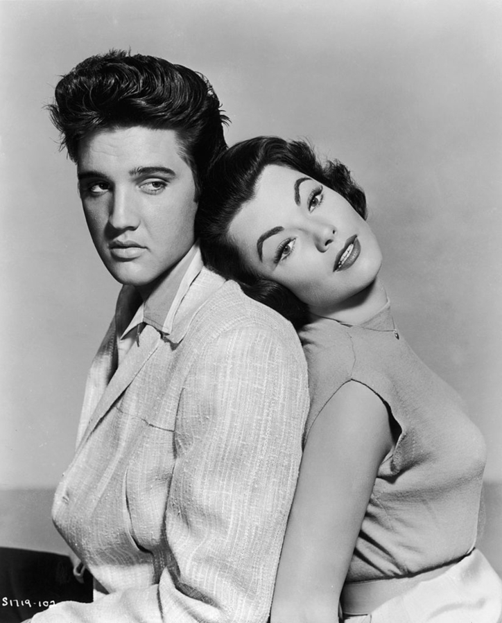 Elvis Presley and Judy Tyler star in the musical film &quot;Jailhouse Rock&quot; in 1957.