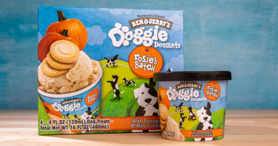 Rosie&#039;s Batch ice cream for dogs from Ben &amp; Jerry&#039;s.