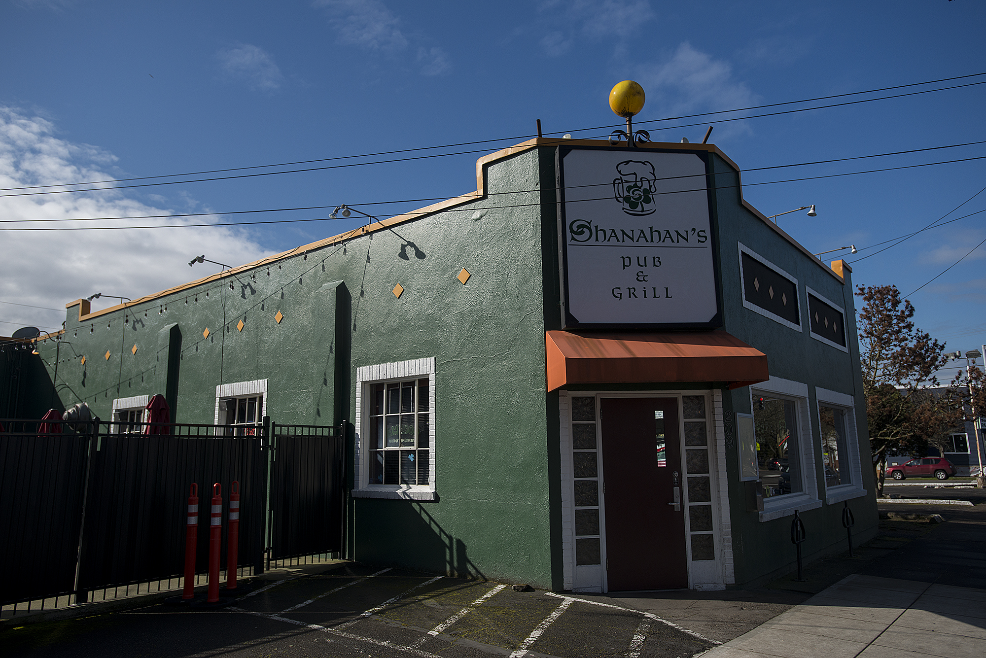Shanahan's Irish Pub is located at 209 West McLoughlin Boulevard., as seen on Friday morning, March 1, 2019.