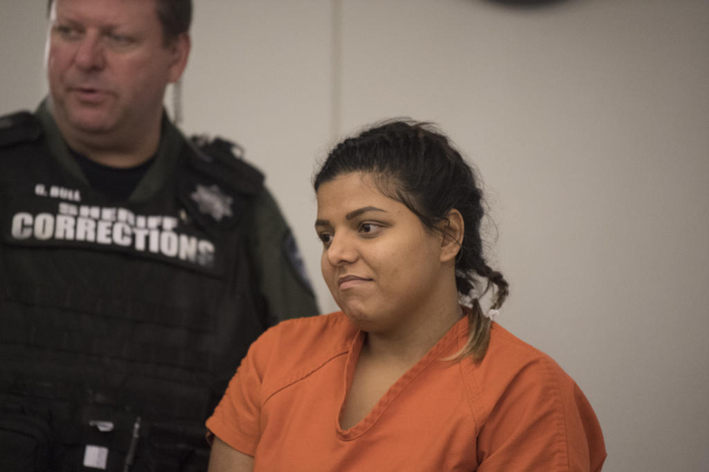 Esmeralda Lopez-Lopez appeared in court on Oct. 4, 2019.