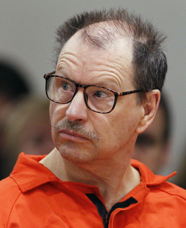 FILE - In this Feb. 18, 2011, file photo, Green River Killer Gary Ridgway listens during his arraignment on charges of murder in the 1982 death of Rebecca &quot;Becky&quot; Marrero at the King County Regional Justice Center in Kent., Wash. Genetic genealogy helped identify the youngest known victim of Green River Killer Gary Ridgway ,Ai the Pacific Northwest serial killer who admitted killing dozens of women and girls ,Ai after her remains were found almost 37 years ago near a baseball field south of Seattle. Wendy Stephens was 14 and had run away from her home in Denver in 1983, the King County Sheriff&#039;s Office announced Monday, Jan. 25, 2021.