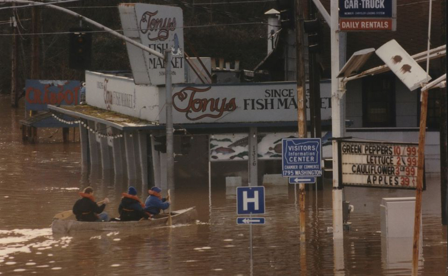 The flooding in 1996 devastated some Oregon towns.