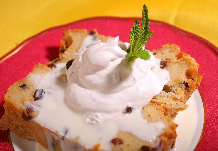Classic New Orleans bread pudding with a bourbon sauce. (Photos by Christian Gooden/St.