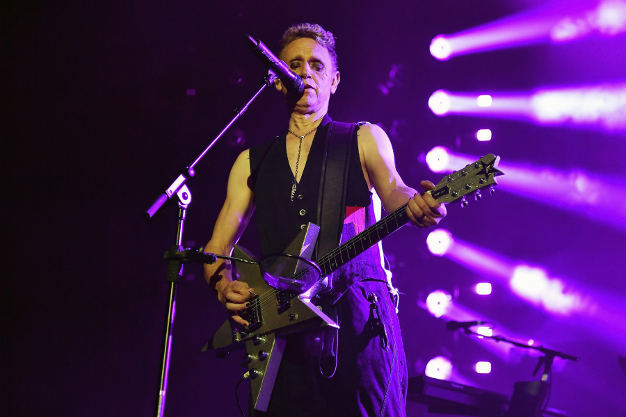 Martin Gore of Depeche Mode performs the at American Airlines Arena on Sept. 15, 2017 in Miami.