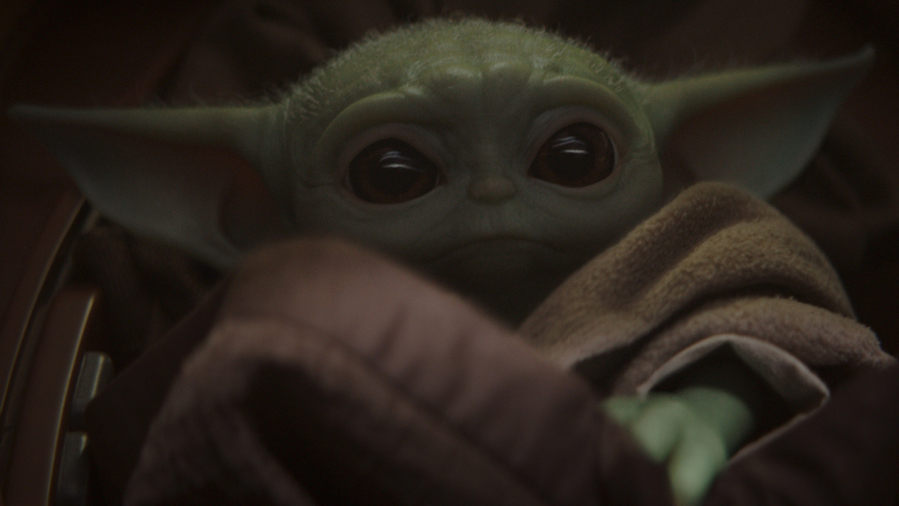 Grogu (commonly referred to as Baby Yoda) from &quot;The Mandalorian.&quot; (Disney Plus)