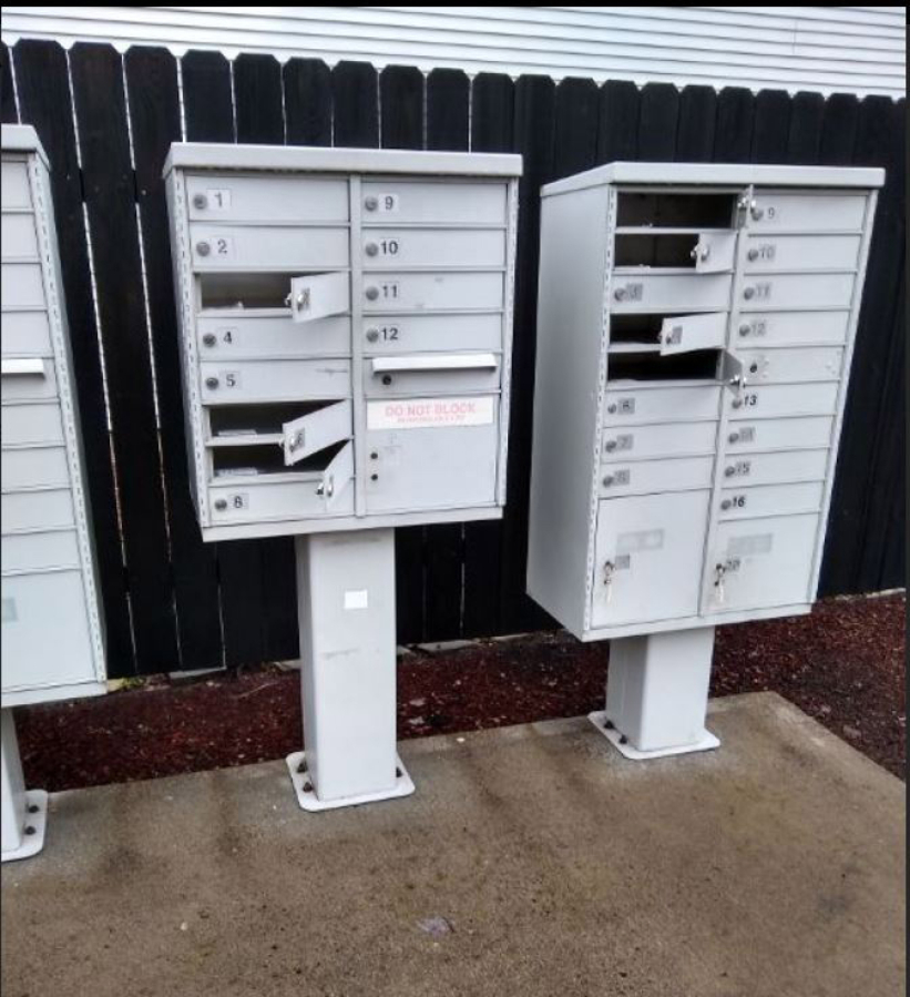 In late January, a thief or thieves busted open two cluster mailboxes using tools in a subdivision in the Heritage area, northeast of Vancouver city limits. Law enforcement officials say mail theft is up countywide.