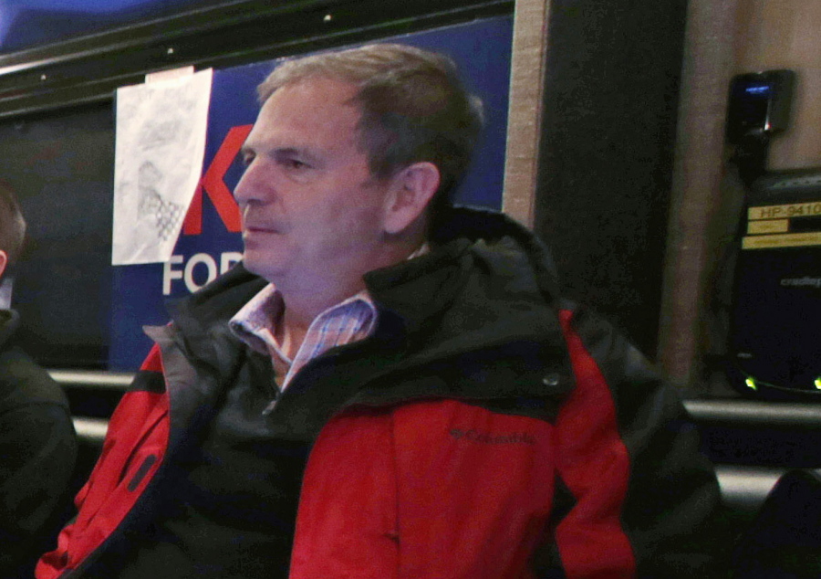 In this Jan. 20, 2016 file photo, John Weaver is shown on a campaign bus in Bow, N.H.  The Lincoln Project was launched in November 2019 as a super PAC that allowed its leaders to raise and spend unlimited sums of money. In June 2020, members of the organization&#039;s leadership were informed in writing and in subsequent phone calls of at least 10 specific allegations of harassment against co-founder John Weaver, including two involving Lincoln Project employees, according to multiple people with direct knowledge of the situation.