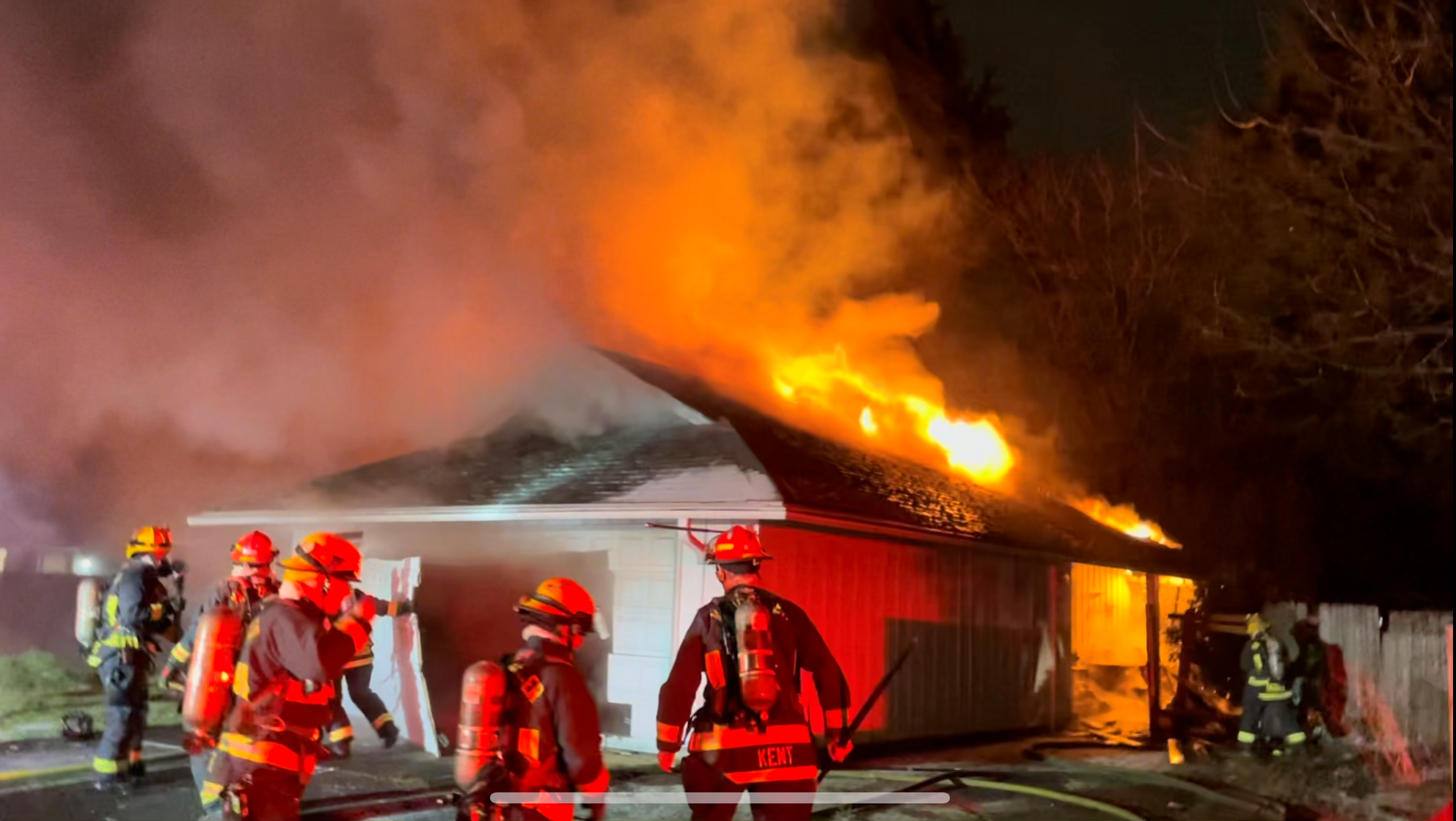 A total of five engines and a ladder truck from Vancouver Fire were dispatched to a house fire on McGillvray on Thursday night.