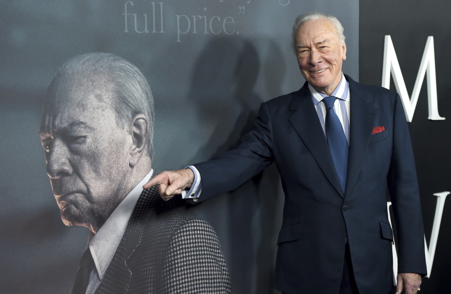 Christopher Plummer arrives at the world premiere of &quot;All the Money in the World&quot; on Dec. 18, 2017, in Beverly Hills, Calif. Plummer, who died Feb. 5, was an avid reader.