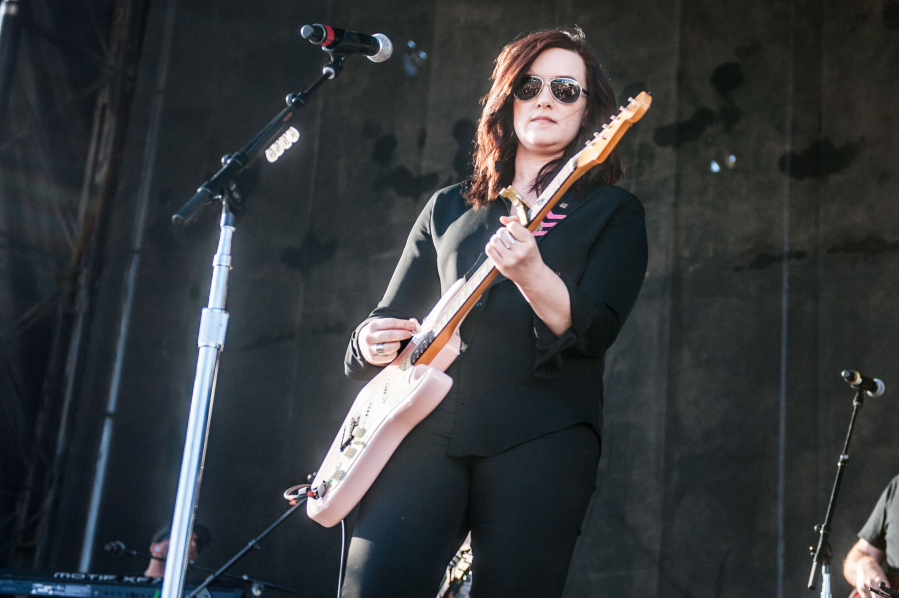 Brandy Clark performs at the fourth annual ACM Party for a Cause festival in Las Vegas on April 1, 2016.