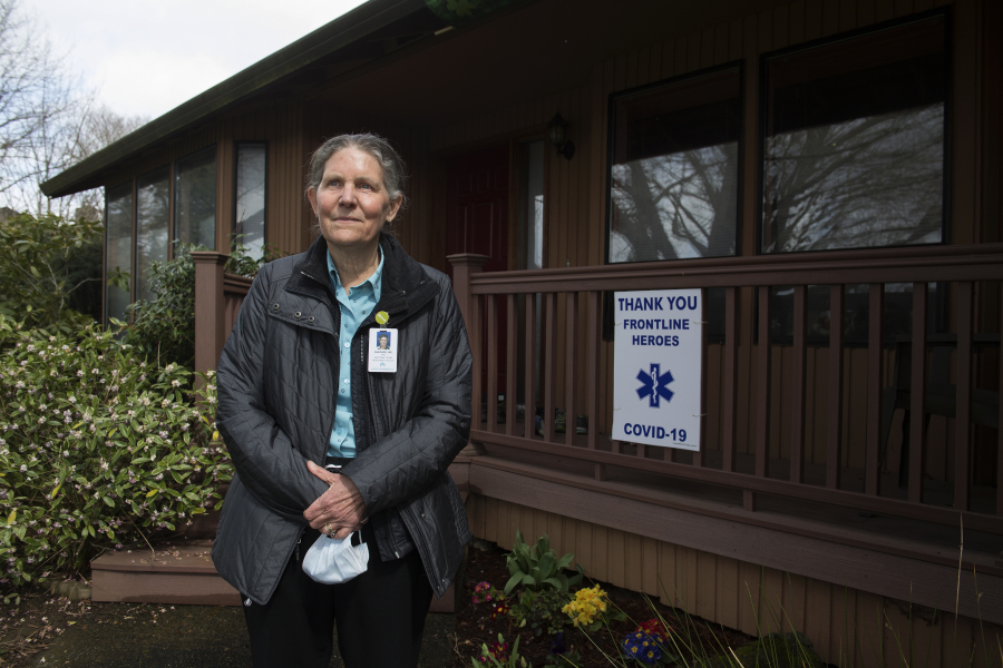 Retired doctor Mary Shepard has been volunteering with Kaiser Permanente&#039;s vaccination effort during the month of March. Shepard said it was an easy decision to volunteer her time during this historic moment.