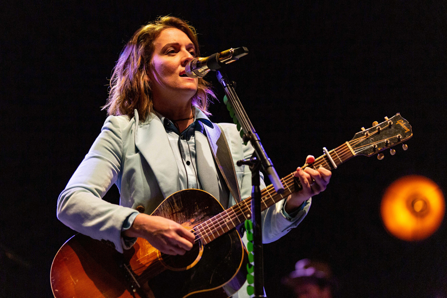 Brandi Carlile performs during the Summerfest Music Festival in 2019 in Milwaukee.