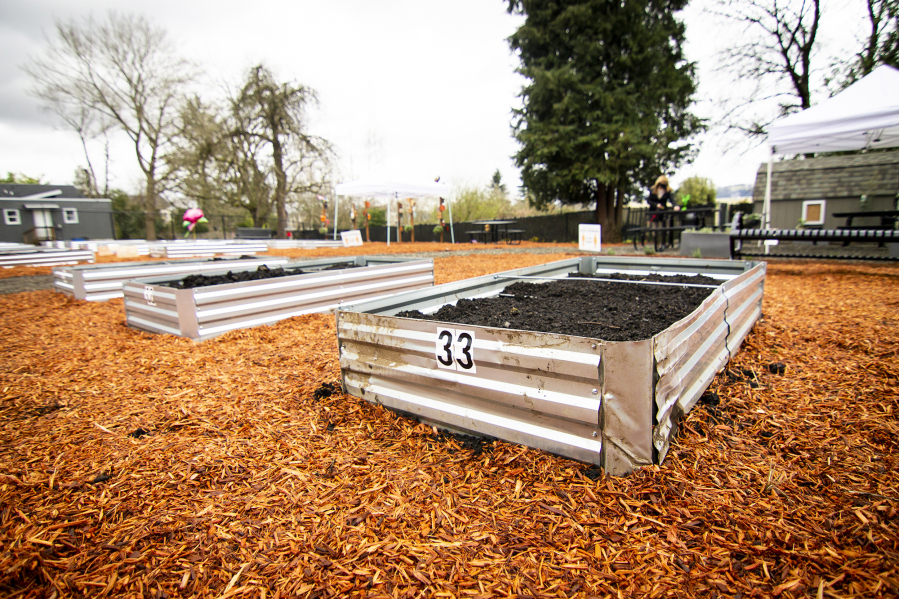 WASHOUGAL: The city of Washougal held a grand opening and ribbon cutting in honor of the new Downtown Community Garden on March 25.