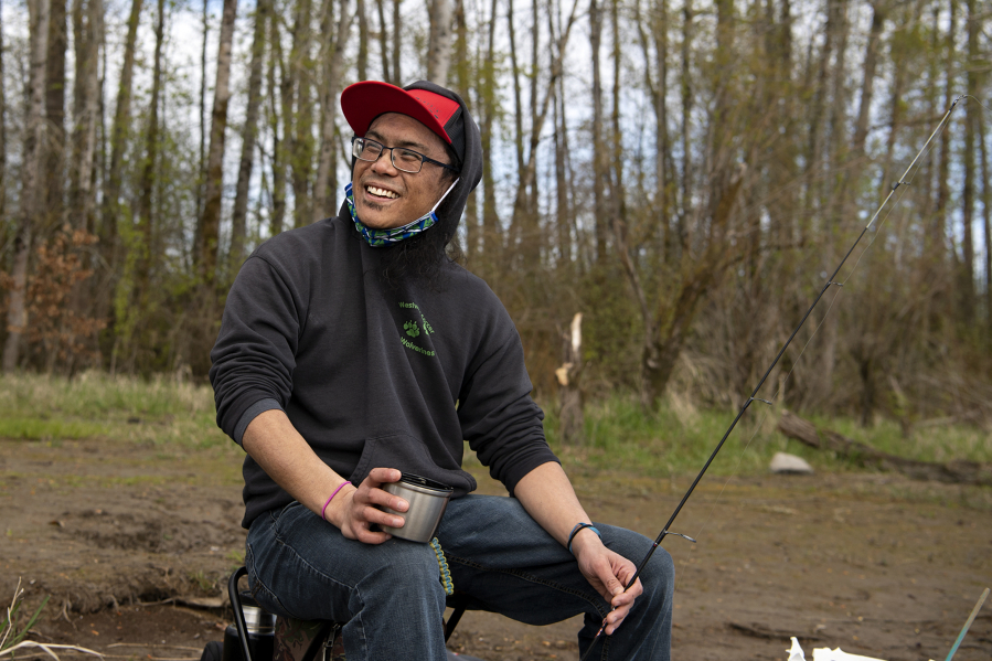 Clark County poet laureate Armin Tolentino used to go fishing on the East Coast with his father. These days he pursues the hobby at Vancouver Lake. He's working on a series of new poems about fishing now, he said.