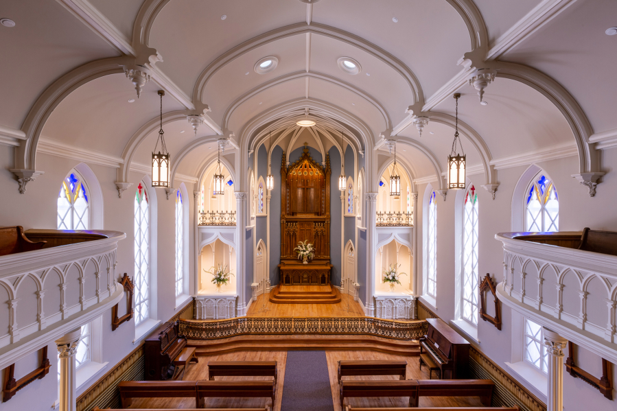 ESTHER SHORT: The Providence Academy Chapel was recognized with a Palladio Award in the Craftsmanship category.