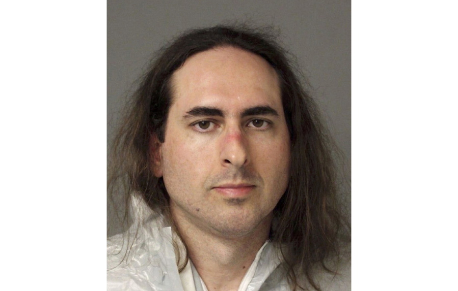 FILE - This June 28, 2018, file photo provided by the Anne Arundel Police shows Jarrod Ramos in Annapolis, Md. Nearly three years after five people at the Capital Gazette newspaper were killed, a Maryland judge discussed plans Tuesday, April 13, 2021, for holding the second part of shooter Ramos' trial under COVID-19 court protocols.