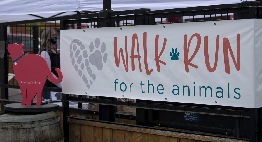 This big sign welcomed dogs and folks into the Heathen Brewing Feral Public House during the Humane Society for Southwest Washington's annual fundraising event. Dog treats and root beers were complimentary; a few real beers were seen being enjoyed there as well.