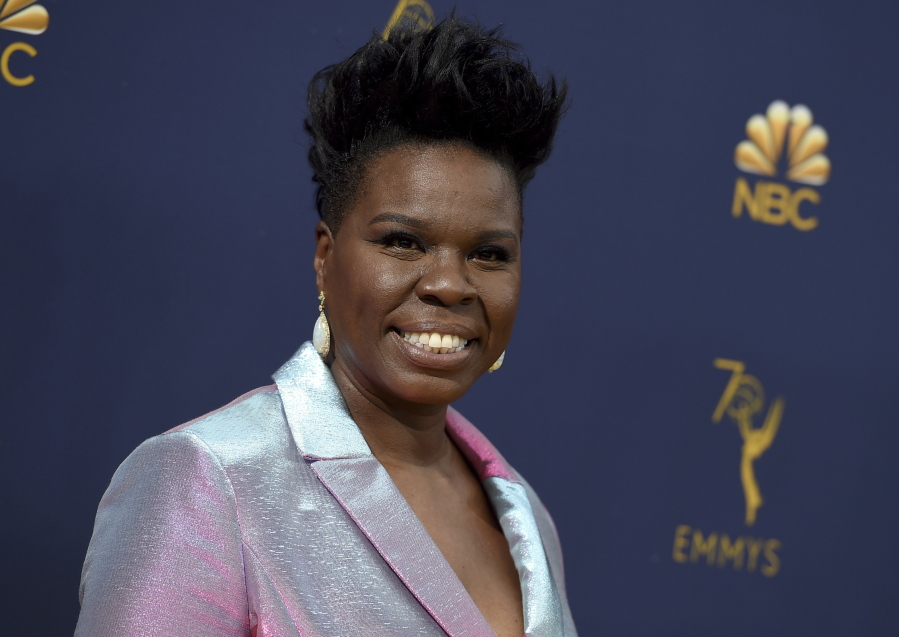 FILE - This Sept. 17, 2018 file photo shows Leslie Jones at the 70th Primetime Emmy Awards in Los Angeles. Jones will host the 2021 '"A'uMTV Movie & TV Awards.