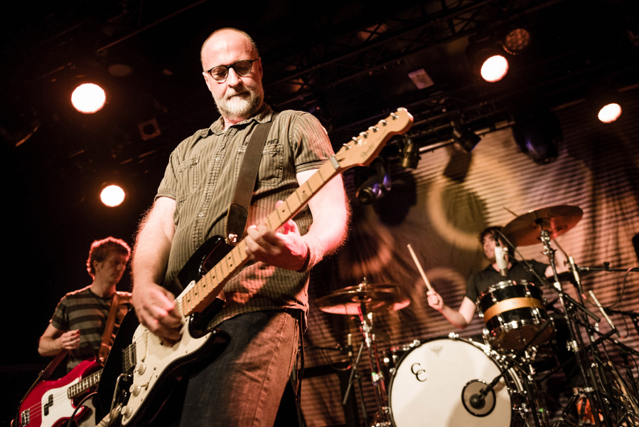 Former Husker Du and Sugar frontman Bob Mould performs in the Tolhuistuin venue in November 2014 in Amsterdam, Netherlands.