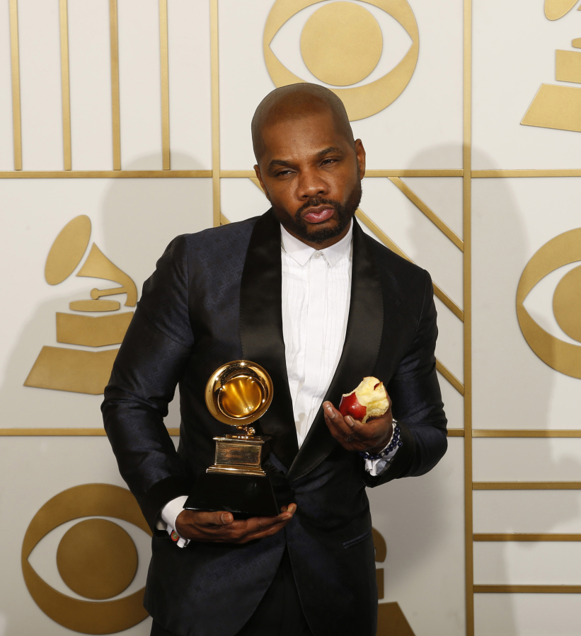 Kirk Franklin backstage at the 58th Annual Grammy Awards on Feb. 15, 2016, at the Staples Center in Los Angeles. (Allen J.
