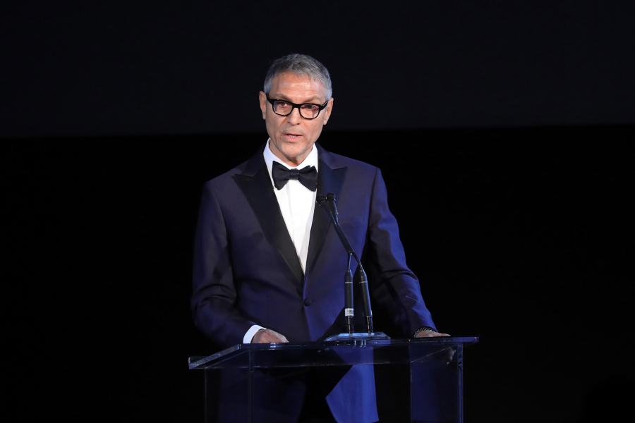 Ari Emanuel, CEO of Endeavor, speaks onstage during the 2017 LACMA Art + Film Gala Honoring Mark Bradford and George Lucas at LACMA on Nov. 4, 2017 in Los Angeles.