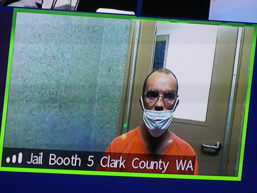 George Paul Guillaume, 47, makes a first appearance Monday in Clark County Superior Court on suspicion of attempted second-degree murder. He is accused of striking a man with a machete following an argument Friday morning outside of a Vancouver bar.