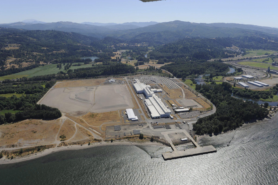 The 90-acre site at the Port of Kalama where Northwest Innovation Works had proposed building a $2.3 billion methanol plant. Proponents said methanol produced would have been used in plastics manufacturing in China.