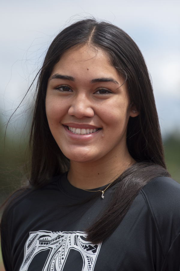 Katie Peneueta of Heritage High School is our high school girls athlete of the year, pictured on Thursday afternoon, June 10, 2021.