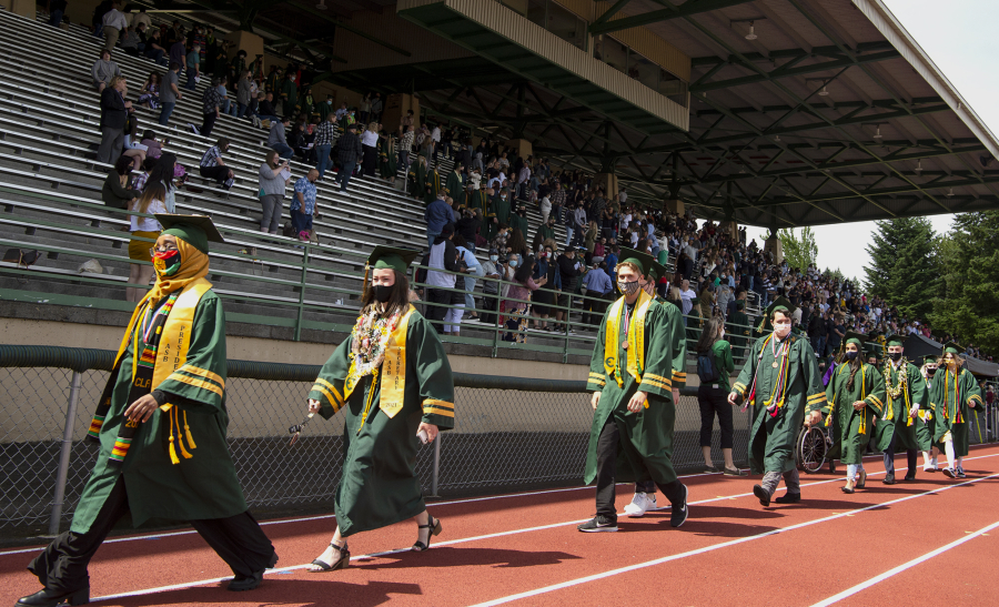 Evergreen High School celebrates graduating seniors The Columbian