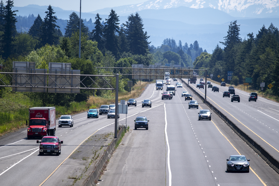 The segment of state Highway 14 between Interstate 205 and 164th Avenue is notorious for congestion, a problem which WSDOT seeks to address by adding additional travel lanes and a "peak-use shoulder lane" for overflow traffic.