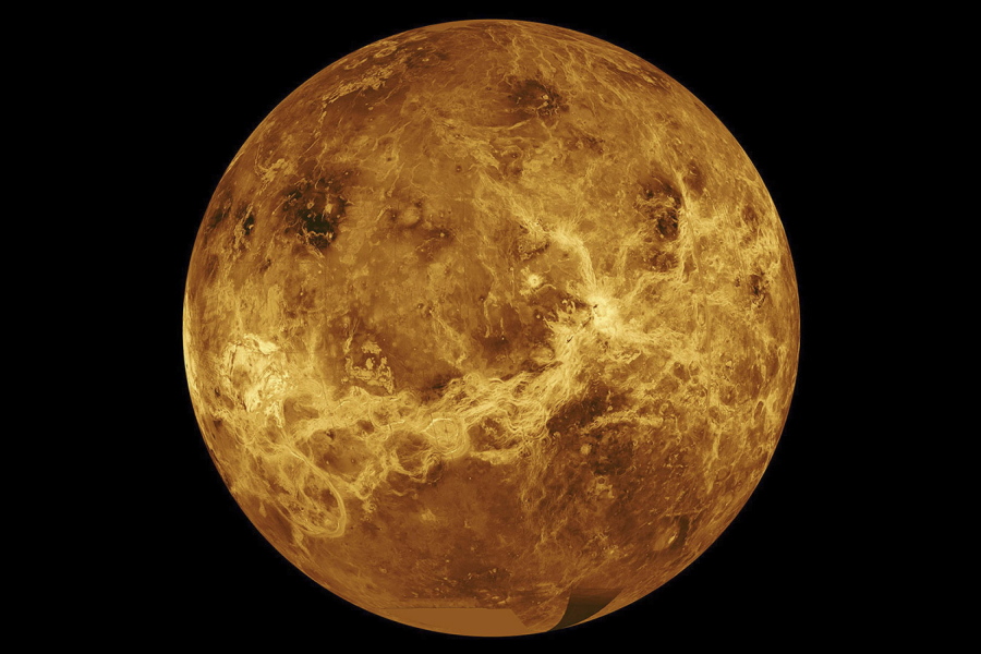 This image shows the planet Venus made with data from the Magellan spacecraft and Pioneer Venus Orbiter. On Wednesday, NASA administrator Bill Nelson announced two robotic missions to the solar system's hottest planet.