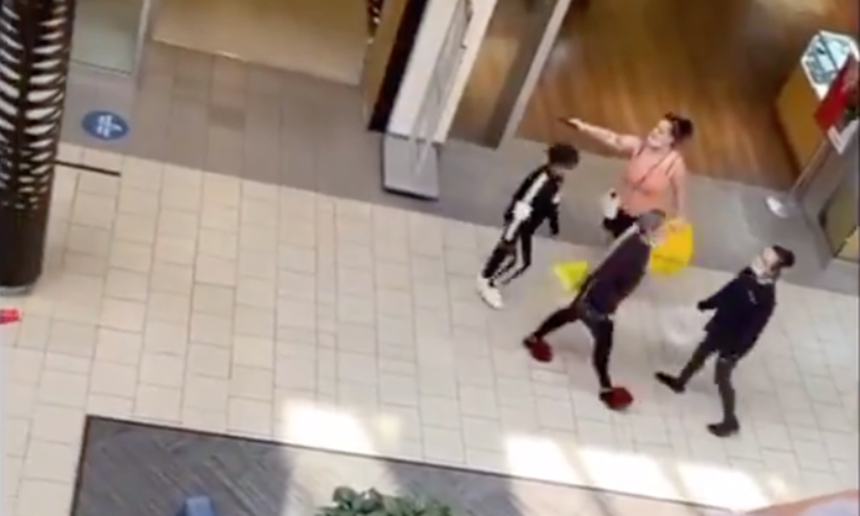 Video of a woman pulling a gun during an altercation at Vancouver Mall went viral over the weekend.
